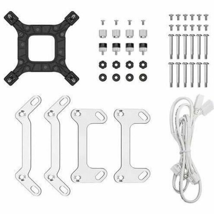 Deepcool LD360 Kit Refrigeración Líquida para CPU, Radiador 360mm, 3x Ventiladores PWM 120mm ARGB, Bomba Eficiente, Blanco 2 Deepcool LD360 Kit Refrigeración Líquida para CPU, Radiador 360mm, 3x Ventiladores PWM 120mm ARGB, Bomba Eficiente, Blanco 2