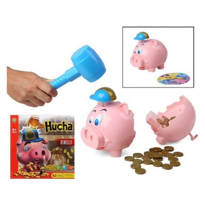Juego Educativo Piggy bank Español Rosa (27 x 27 cm) Juego Educativo Piggy bank Español Rosa (27 x 27 cm)