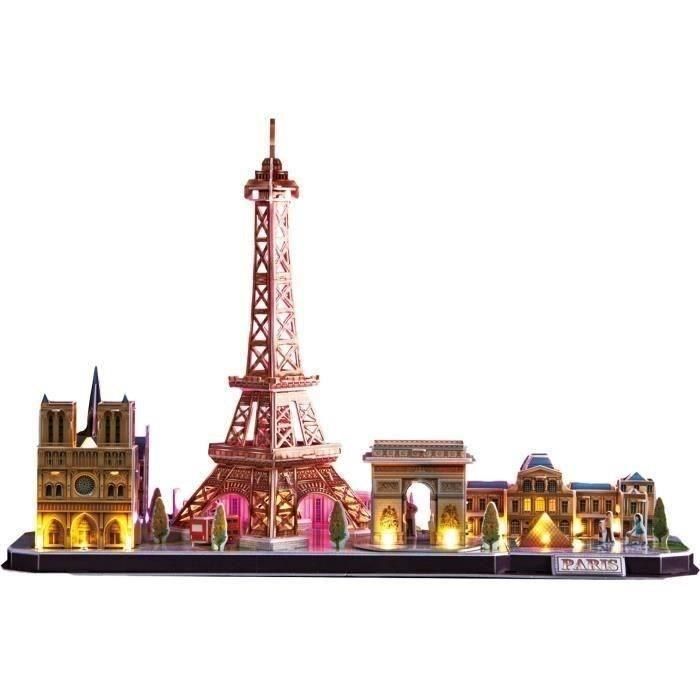 Puzzle Luminoso 3D - Monumentos de París - Juego de Construcción - EXPLORA - 115 piezas - A partir de 8 años 1 Puzzle Luminoso 3D - Monumentos de París - Juego de Construcción - EXPLORA - 115 piezas - A partir de 8 años 1