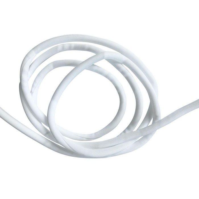Vivolink Manguera Flexible Organizador de Cables Ø25mm Blanca 25m, Trenzada Ignífuga, Cortable 9 Vivolink Manguera Flexible Organizador de Cables Ø25mm Blanca 25m, Trenzada Ignífuga, Cortable 9