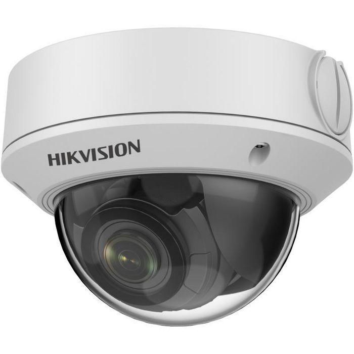 Hikvision Cámara IP minidomo 4M 2.8-12mm MD 2.0 antivandálico IR30 DWDR H.265+ IK10 IP67 12V/PoE. Audio, alarma 2
