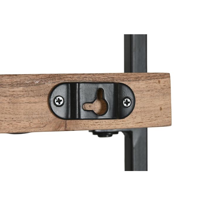 DKD Home Decor Botellero Natural Negro Acacia y Metal 25 x 35 x 65 cm 5 DKD Home Decor Botellero Natural Negro Acacia y Metal 25 x 35 x 65 cm 5