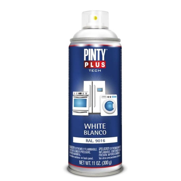 Pinty Plus Pintura Spray Electrodomésticos RAL 9016 Blanco 520cc