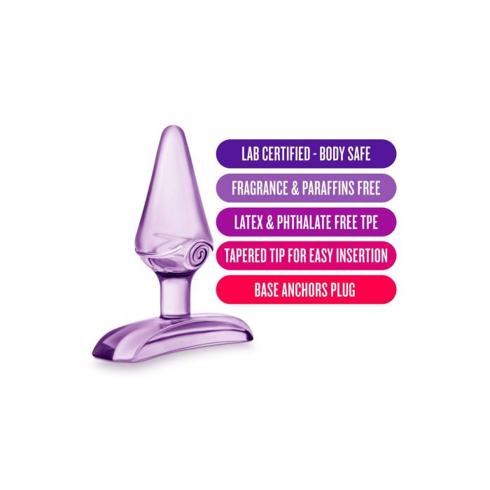 Plug Anal Blush Play with me Morado (5,7 cm) 4 Plug Anal Blush Play with me Morado (5,7 cm) 4