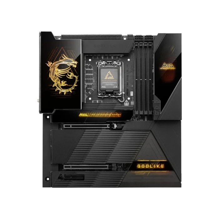 Placa MSI Meg Z890 Godlike,Intel,1851,Z890,4Ddr5,256Gb,2Thunberboalt,6M.2+4Sata6G,13Usb3.2+2Usb4.0,2Gblan10G+5G+Wifi7+Bt5.4,E-Atx 2 Placa MSI Meg Z890 Godlike,Intel,1851,Z890,4Ddr5,256Gb,2Thunberboalt,6M.2+4Sata6G,13Usb3.2+2Usb4.0,2Gblan10G+5G+Wifi7+Bt5.4,E-Atx 2