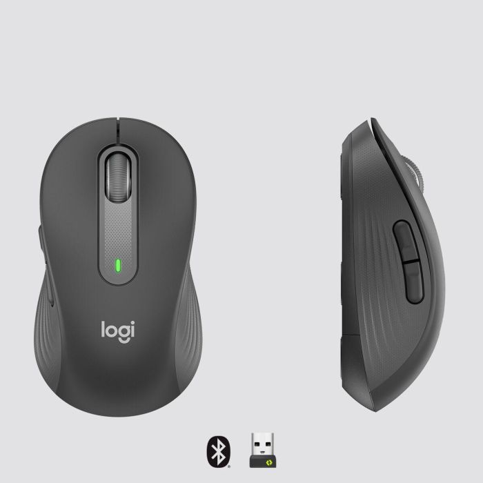 Logitech M650 L Signature for Business - Ratón Inalámbrico Ergonómico Grande con Logi Bolt, SilentTouch, 24 Meses Batería 2 Logitech M650 L Signature for Business - Ratón Inalámbrico Ergonómico Grande con Logi Bolt, SilentTouch, 24 Meses Batería 2