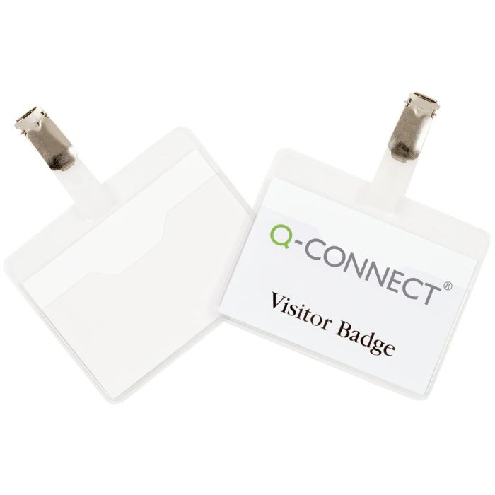 Identificador Con Pinza Q-Connect Kf01562 60x90 mm Cerrada 25 unidades 1