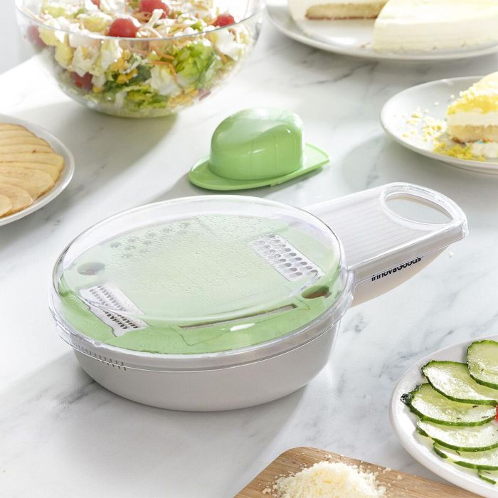 Rallador-Cortador Multifunción 6 en 1 con Accesorios y Recetas Gradder InnovaGoods 11 Rallador-Cortador Multifunción 6 en 1 con Accesorios y Recetas Gradder InnovaGoods 11
