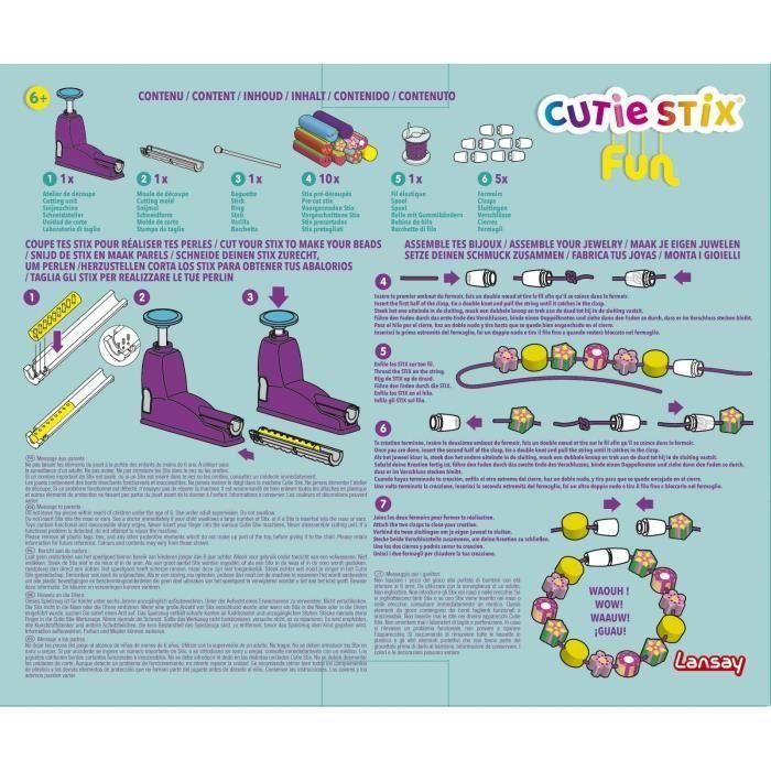 Lansay LAN3181860331262 - Cutie Stix Taller Creativo - A partir de 6 años 3