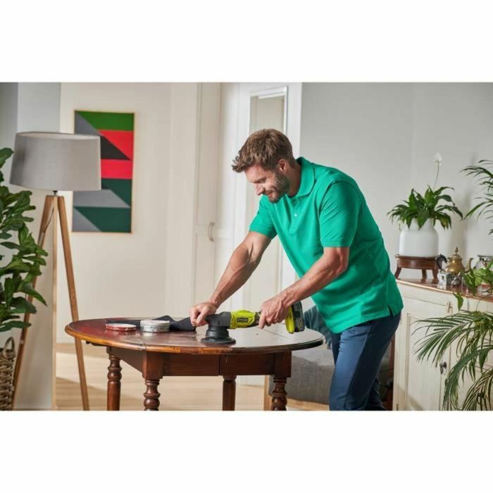 Ryobi R18P-0 Pulidora Orbital ONE+ 18V 125mm con 3 Almohadillas (Sin Batería ni Cargador) 10