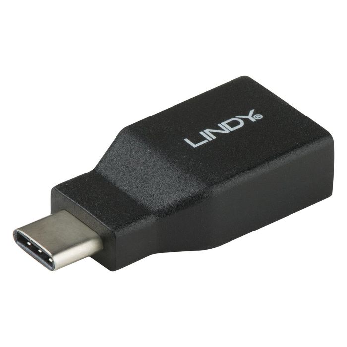 Lindy Adaptador USB 3.2 Tipo C a A, Conector USB-C a USB-A, Transferencia de Datos de hasta 10 Gbps Lindy Adaptador USB 3.2 Tipo C a A, Conector USB-C a USB-A, Transferencia de Datos de hasta 10 Gbps