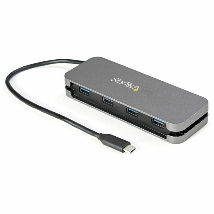 Hub USB Startech HB30CM4AB Negro/Gris