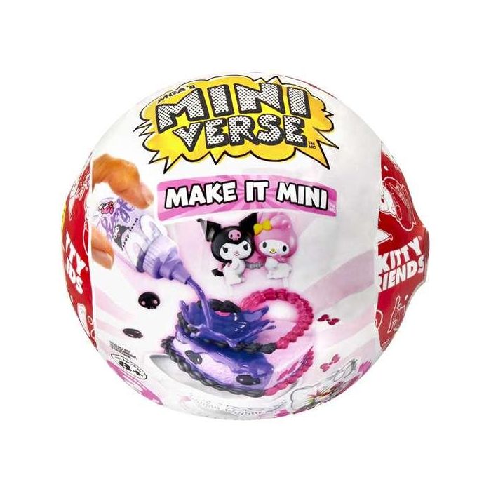 MGA Miniverse Make It Mini Colecciones Series 1 Hello Kitty Bola Kit Sorpresa con Todos Sus Amigos para 8+ años