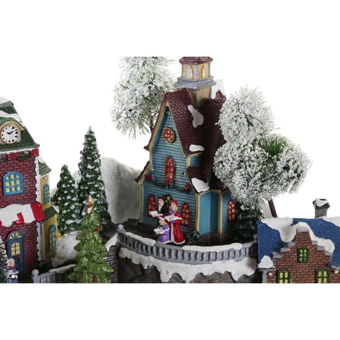 Ciudad Navidad Tradicional DKD Home Decor Multicolor 36 x 34 x 47 cm 3