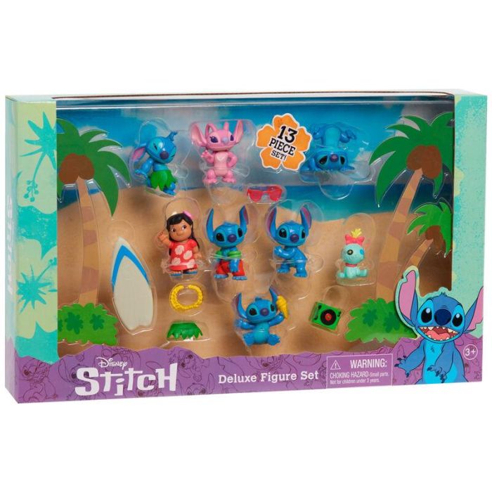Just Play 46259 Juego de 13 Figuras Disney Lilo & Stitch 5 cm con 5 Looks de Stitch, Lilo, Scrump, Angel y Accesorios 0 Just Play 46259 Juego de 13 Figuras Disney Lilo & Stitch 5 cm con 5 Looks de Stitch, Lilo, Scrump, Angel y Accesorios 0