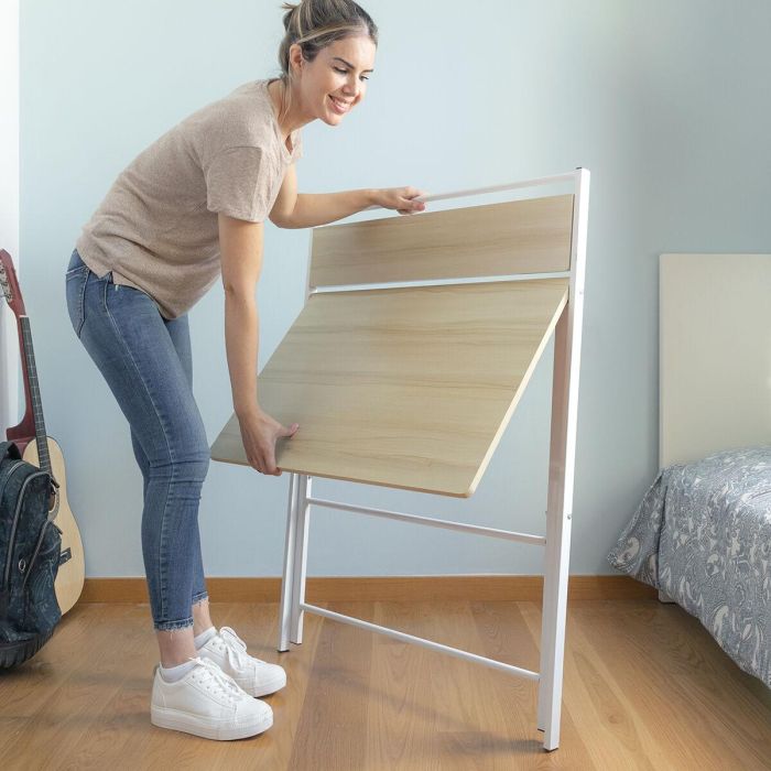 Escritorio Plegable con Estante Tablezy InnovaGoods 6 Escritorio Plegable con Estante Tablezy InnovaGoods 6