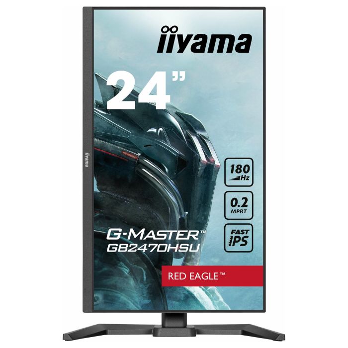 iiyama GB2470HSU-B6 Monitor Gaming 23.8" (60.5cm) Full HD IPS 1920x1080 180Hz 0.2ms HDMI DP USB Negro 6