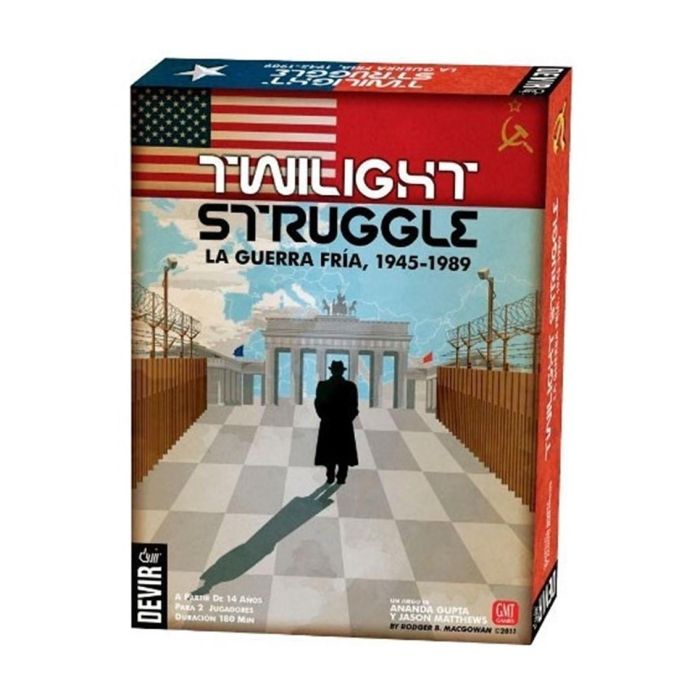 Devir Juego Mesa Twilight Struggle: La Guerra Fría Juego Estratégico para 2 Jugadores 0 Devir Juego Mesa Twilight Struggle: La Guerra Fría Juego Estratégico para 2 Jugadores 0