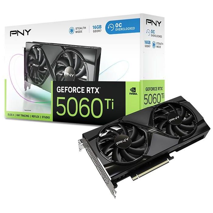 PNY RTX 5060 TI 16GB VERTO OC Dual Fan GDDR7 Tarjeta Gráfica 9