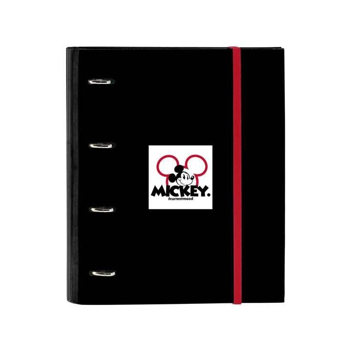 Carpeta de anillas Mickey Mouse Mickey Mood Recambio (100 Hojas) A4 Carpeta de anillas Mickey Mouse Mickey Mood Recambio (100 Hojas) A4