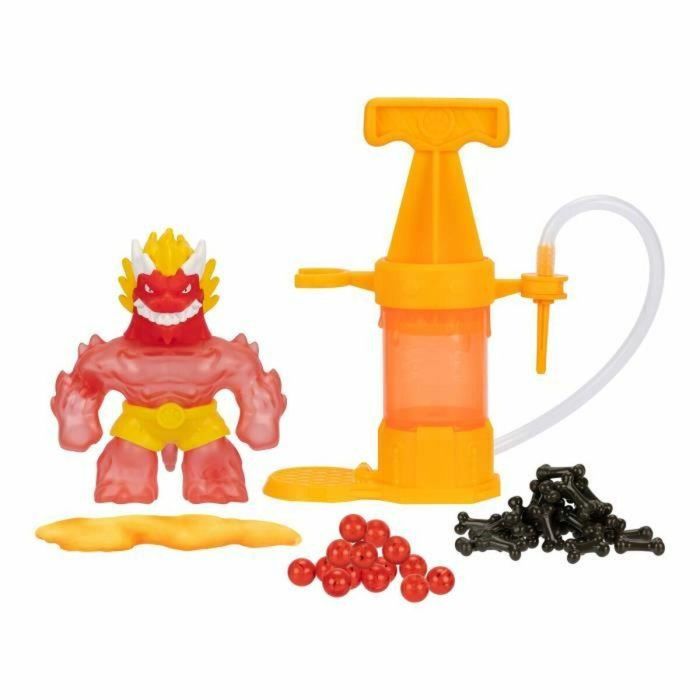Heroes Of Goo Jit Zu HER0630996427859 Figura Hero Creator Blazagon 11cm - Kit de creación de texturas personalizadas 1
