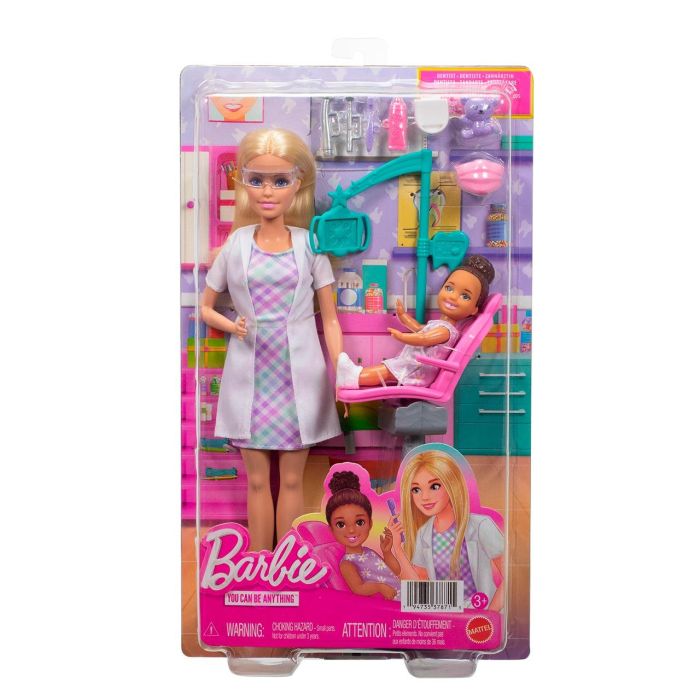 Barbie Muñeca Dentista con Accesorios JMK14 Mattel para Niños +3 Años 1
