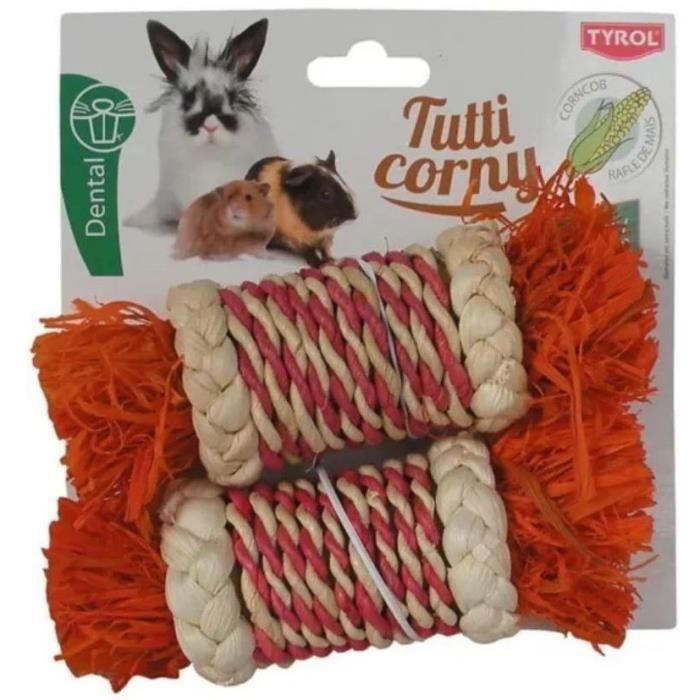 Tyrol TYR3281012067466 Accesorio para Roedores: Bolsas de Hojas de Maíz x2 (17 x 5,6 x 5,6 cm)