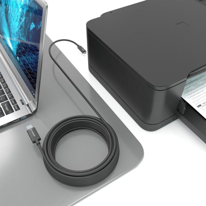 AISENS A157-0927 Cable USB Activo Óptico Híbrido USB 3.2 Gen 2 (10Gbps) USB-A a USB-C 40m Negro - Datos Unidireccional 5 AISENS A157-0927 Cable USB Activo Óptico Híbrido USB 3.2 Gen 2 (10Gbps) USB-A a USB-C 40m Negro - Datos Unidireccional 5