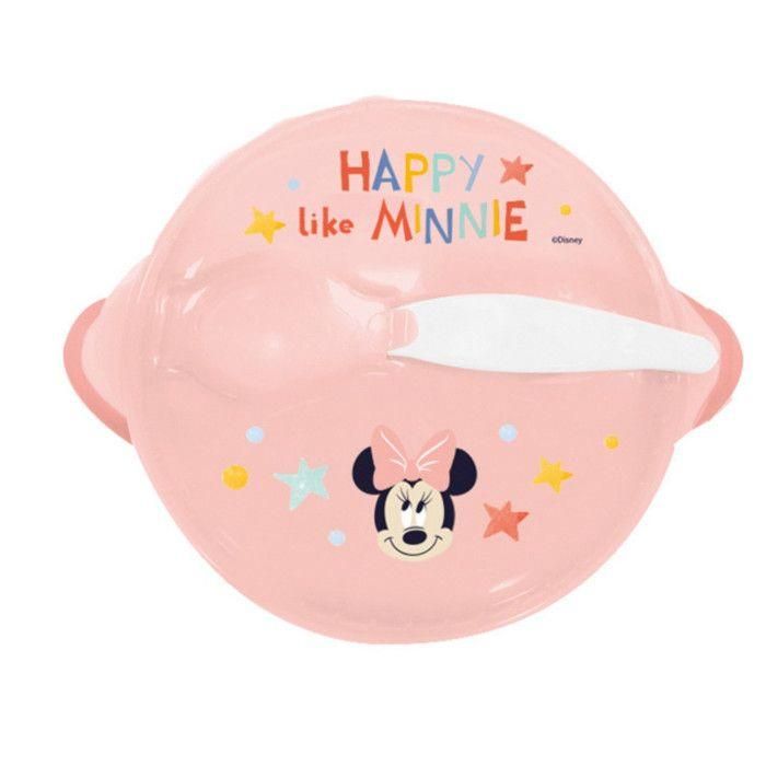 Pack comida THERMOBABY MINNIE 1ª edad - 1 mordisqueador + 1 bol + 1 taza con asa + 2 cucharas 3