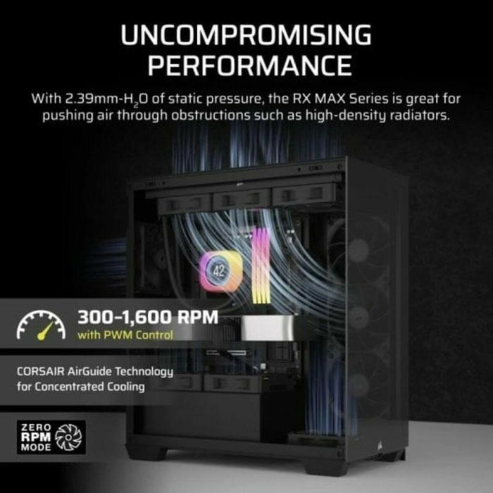 Corsair CO-9051043-WW Ventilador 14cm Negro Carcasa Ordenador 11