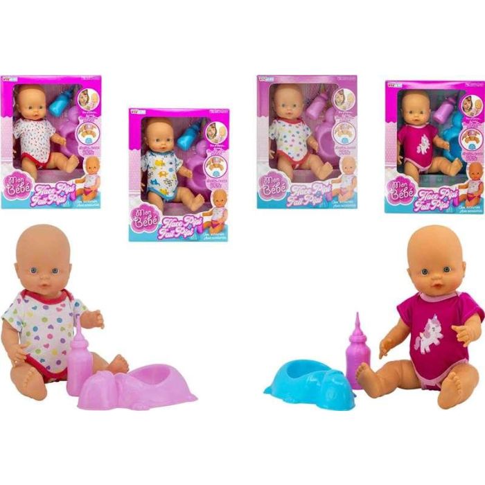 Muñeco baby pipi toma el beberon y hace pipi. 40 cm - modelos surtidos 1 Muñeco baby pipi toma el beberon y hace pipi. 40 cm - modelos surtidos 1