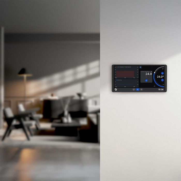 Panel de control Shelly WALL DISPLAY X2(BL)+BLUHT(BLK) 14