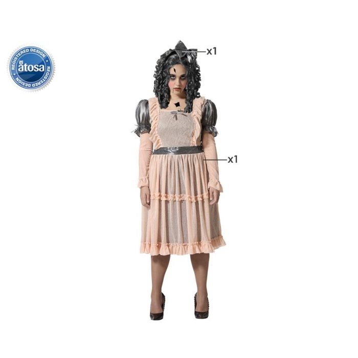 Disfraz Muñeca Porcelana Adulto XL Disfraz Muñeca Porcelana Adulto XL