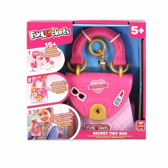 Funlockets Minibolso Secreto S22240FR1 - Rosa, Morado, Dorado 11