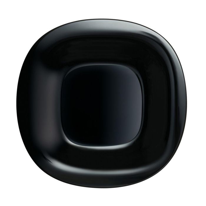 Plato Llano Luminarc Carine Negro Vidrio (Ø 26 cm) (24 Unidades) 2 Plato Llano Luminarc Carine Negro Vidrio (Ø 26 cm) (24 Unidades) 2