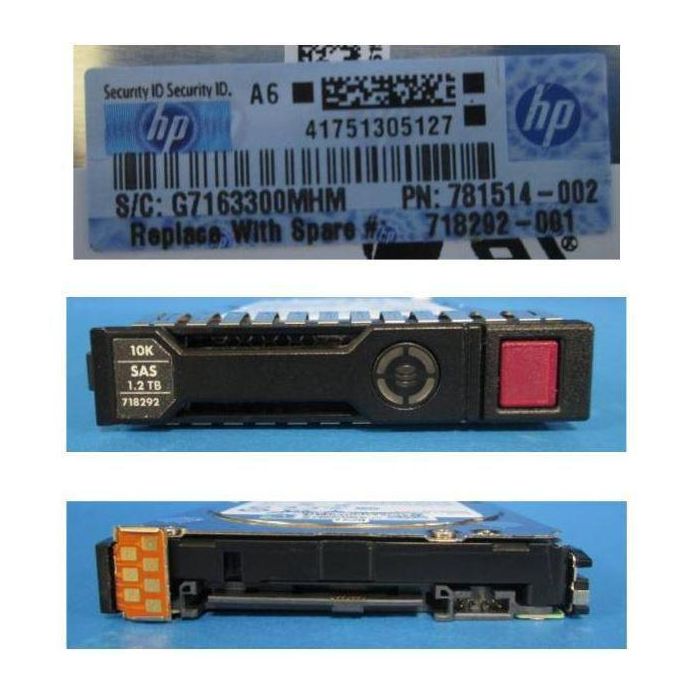 Hewlett Packard Enterprise 1.2TB SAS 10K RPM 6Gb/s 2.5-inch SFF Enterprise SmartDrive Carrier Disco Duro 1