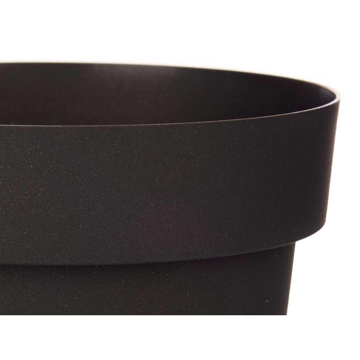 Maceta de plástico antracita 16 cm diámetro - Ibergarden (12 Unidades) 2 Maceta de plástico antracita 16 cm diámetro - Ibergarden (12 Unidades) 2