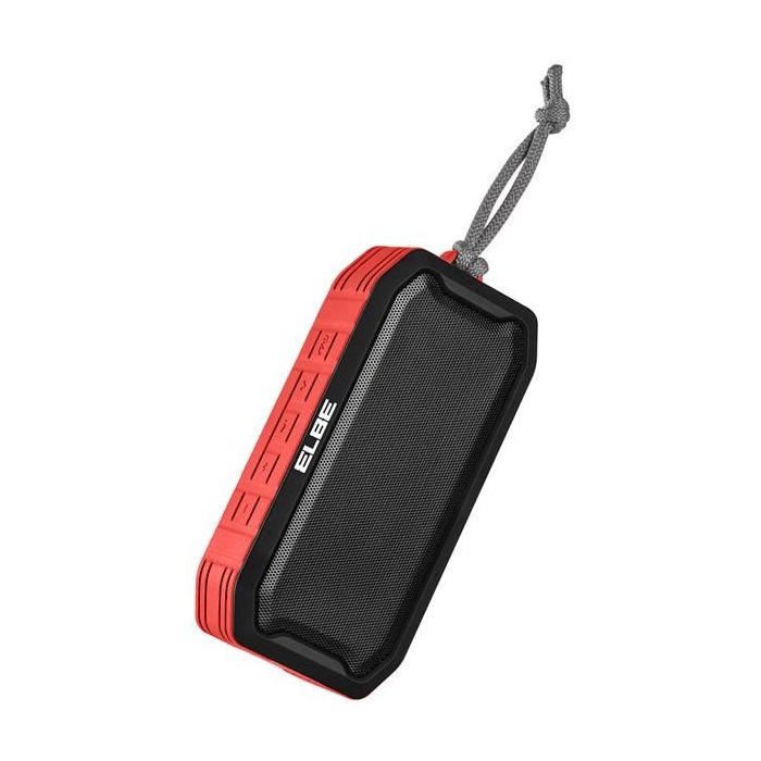 Elbe ALT-R15-TWS Altavoz Bluetooth 5W TWS Rojo IPX7 Resistente al Agua Portátil con Sonido Estéreo 1