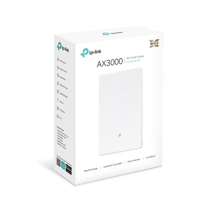 Router Inalámbrico TP-Link Archer Air R5/ WiFi 6/ 3000 Mbps/ 2.4GHz 5GHz/ 4 Antenas/ WiFi 802.11ax/ac/n/a/ - n/b/g 3 Router Inalámbrico TP-Link Archer Air R5/ WiFi 6/ 3000 Mbps/ 2.4GHz 5GHz/ 4 Antenas/ WiFi 802.11ax/ac/n/a/ - n/b/g 3