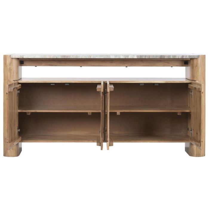 Aparador Home ESPRIT Mármol Acacia 160 x 40 x 80 cm 8