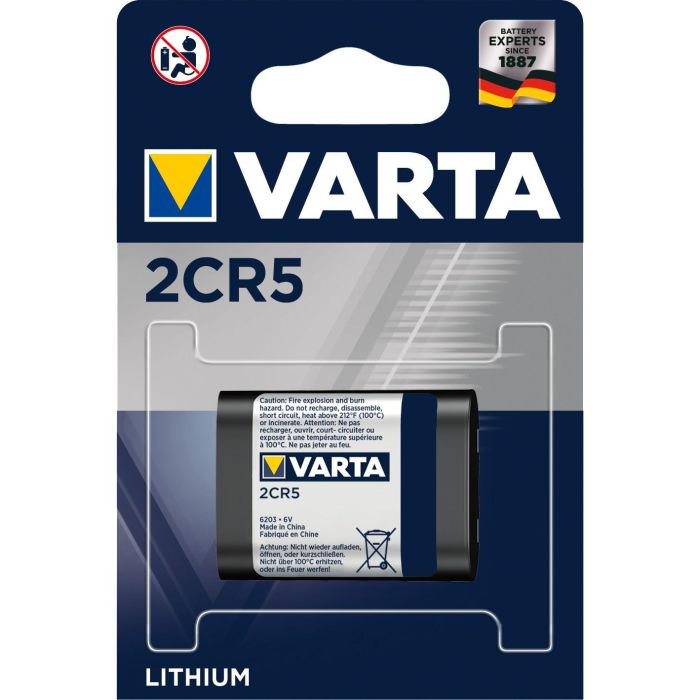 Varta 2CR5 Pila de Litio para Fotografía 1400mAh 1Ud