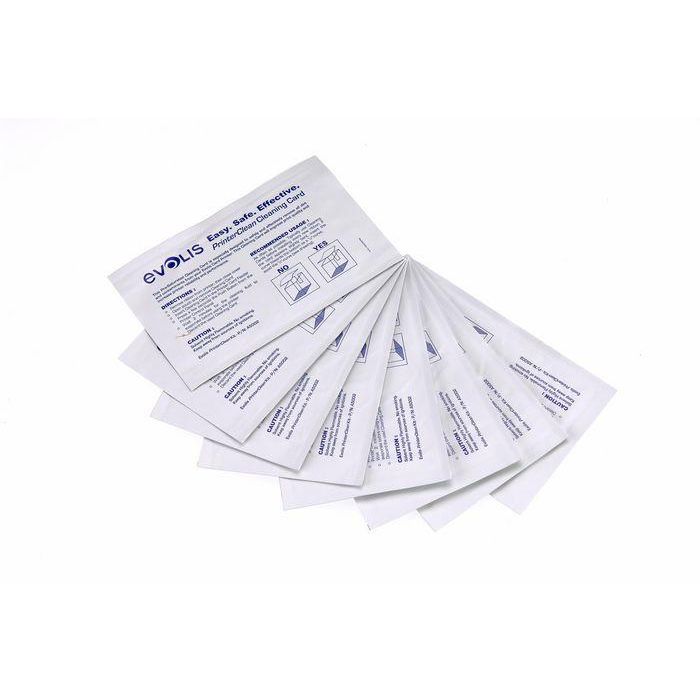 Evolis A5002, PrinterClean Cleaning Kit, 50 pre-saturated cleaning cards Evolis A5002, PrinterClean Cleaning Kit, 50 pre-saturated cleaning cards