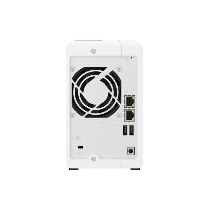 Qnap TS-216G NAS 2 Bahías 3.5"/2.5" 2.5GbE con 4GB RAM NPU IA | Servidor Almacenamiento Torre Hogar/Oficina hasta 39TB 3