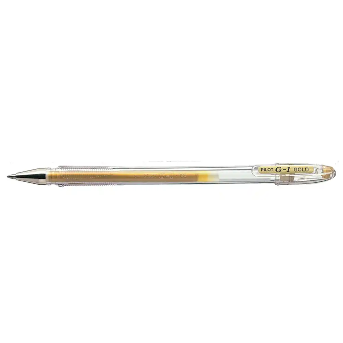 Pilot G1 Bolígrafo Tinta Gel Color Oro Trazo 0,3 mm 1