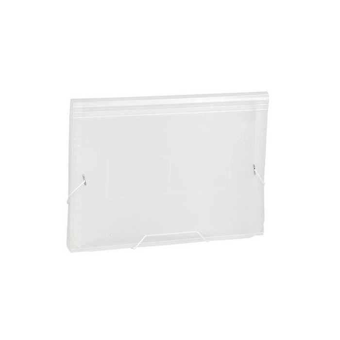 Carchivo Clasificador Acordeón Folio 13 Dptos con Gomas, Polipropileno Translúcido