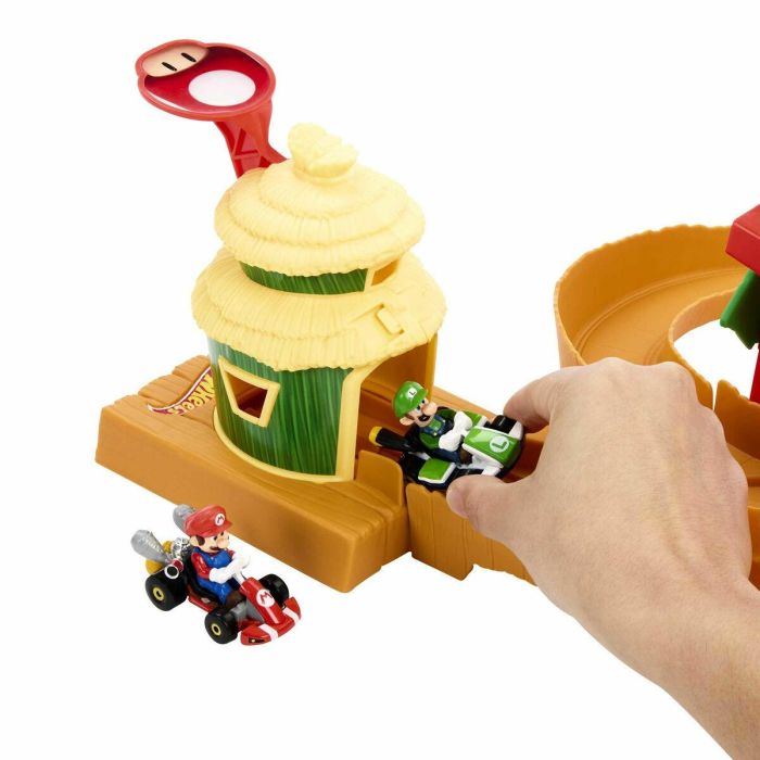 Hot Wheels MATHMK49 Mario Kart Circuito de Jungle Kingdom con Vehículos para Niños +5 Años 4 Hot Wheels MATHMK49 Mario Kart Circuito de Jungle Kingdom con Vehículos para Niños +5 Años 4