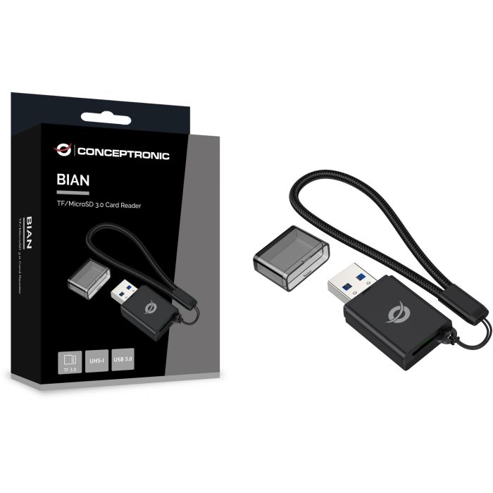 Conceptronic Lector Tarjetas USB 3.0 BIAN07B hasta 5Gbps Negro 3 Conceptronic Lector Tarjetas USB 3.0 BIAN07B hasta 5Gbps Negro 3