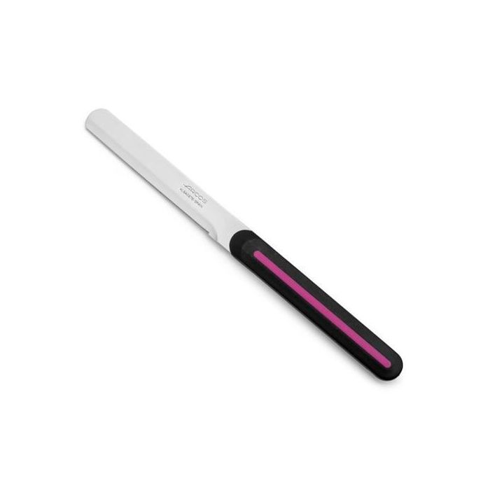 Arcos Cuchillo Desayuno Negro-Fucsia Polipropileno Arcos Cuchillo Desayuno Negro-Fucsia Polipropileno