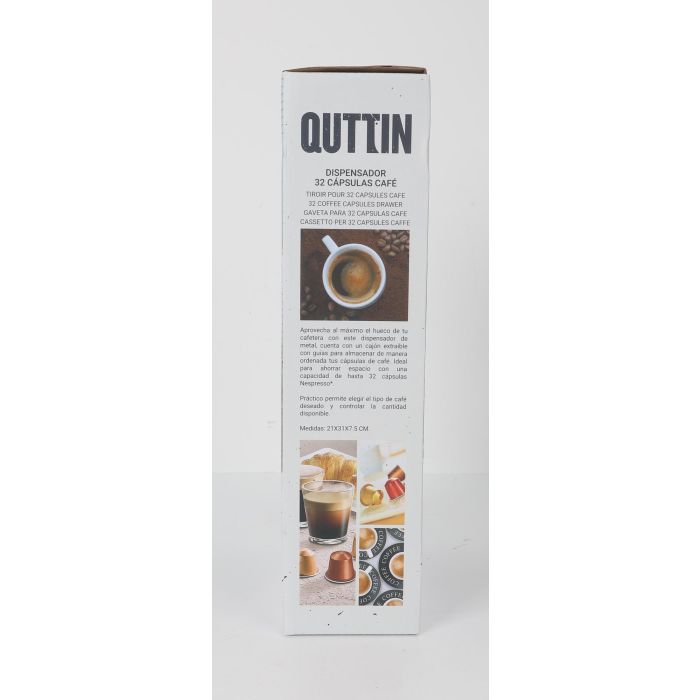 Dispensador 32 Cápsulas Café Quttin (4 Unidades) 2 Dispensador 32 Cápsulas Café Quttin (4 Unidades) 2