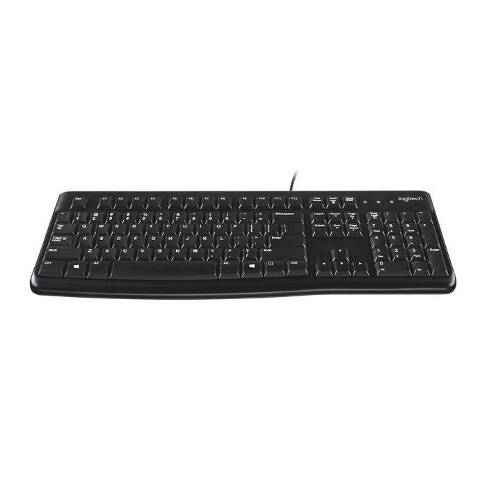 Logitech K120 Teclado para Negocio USB, Resistente a Derrames, Teclas Silenciosas de Perfil Bajo, Teclado Numérico Plug & Play 1 Logitech K120 Teclado para Negocio USB, Resistente a Derrames, Teclas Silenciosas de Perfil Bajo, Teclado Numérico Plug & Play 1